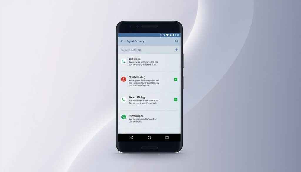 configurações de privacidade android