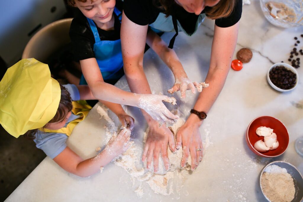 Cozinhando com crianças: receitas simples e seguras para fazer com os pequenos